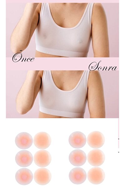 MUBX 6 ζεύγη κονσίλερ θηλής σιλικόνης, κονσίλερ θηλής Κάλυμμα θηλής