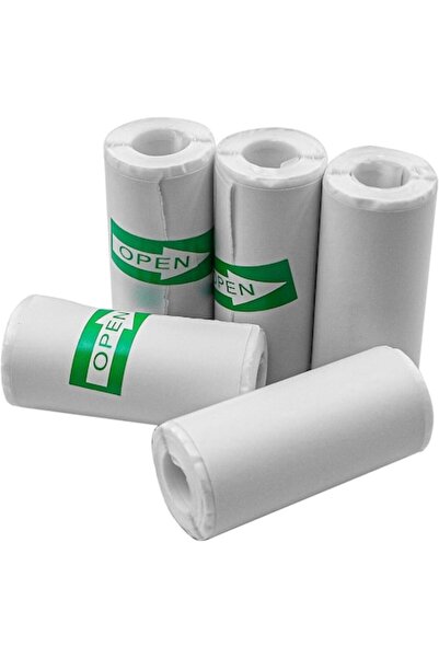 Stone Set 5 role de hârtie adezivă pentru imprimantă, Stone® Sticky Paper, lă...