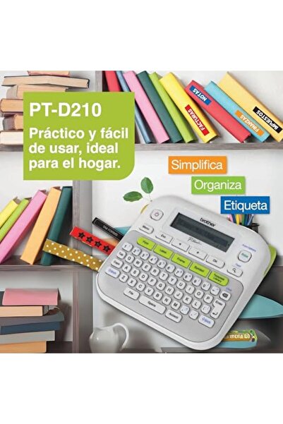 Brother Color Label Printer - PT-D210, Thermal, Monochrome
