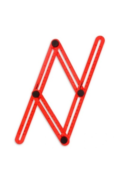 PRO adjustable measuring tape for angle cutting 25cm/12cm