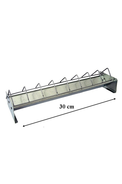 SGTT Galvanized feeder for chickens and poultry, length 50 cm
