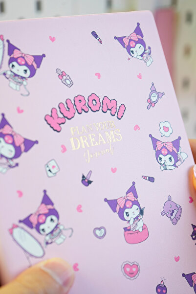 Victoria's Journals Kuromi Smyth Flexy Vegan Leather Notebook – 13X18 Cm, Lined, Collection Covers