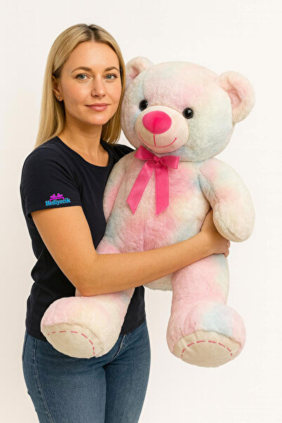 hediyecik Sevimli Peluş Rainbow Ayıcık 60 Cm