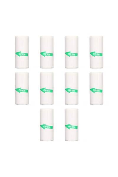 OEM Set 10 role de hartie termica autoadeziva mini pentru imprimanta, 57x25mm...