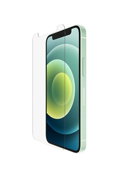 Belkin واقي شاشة مضاد للميكروبات لجهاز iPhone 12 Mini - حماية فائقة مع تقليل ...