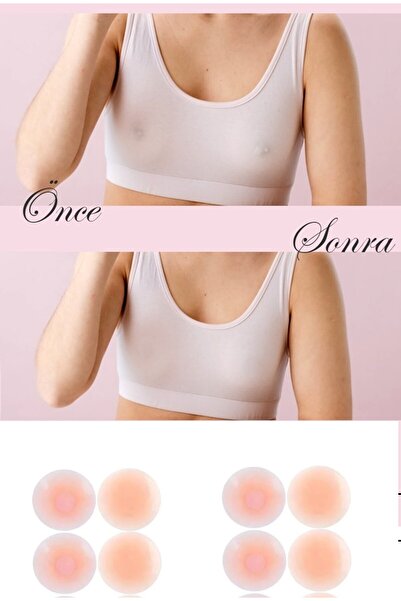 MUBX 4 ζεύγη κάλυμμα θηλής σιλικόνης, κάλυμμα θηλής Concealer Θηλή Concealer