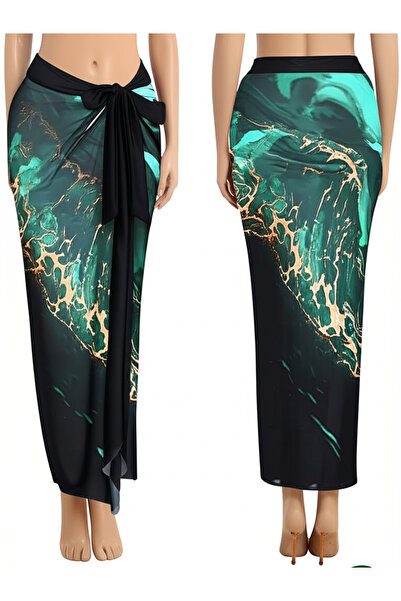 ARHEZ TEKSTİL Fusta pareo verde