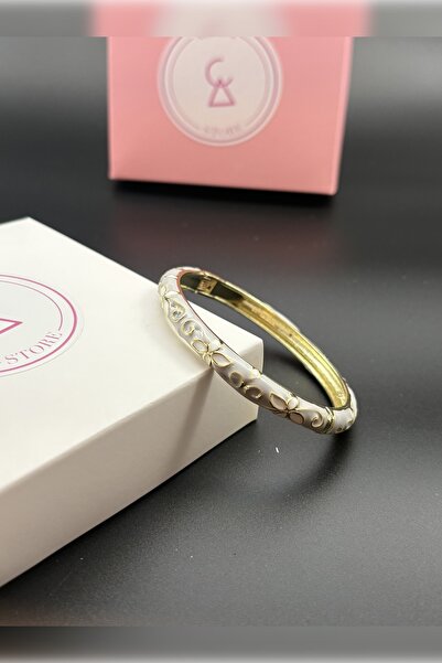 Alsem Gold Plated Colorful Enamel Women's Bracelet, Colorful Flower Bracelet, Gift for Lover