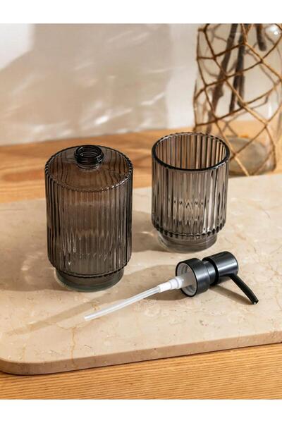 LC Waikiki Lcw 2 Piece Glass Bathroom Set (W5)