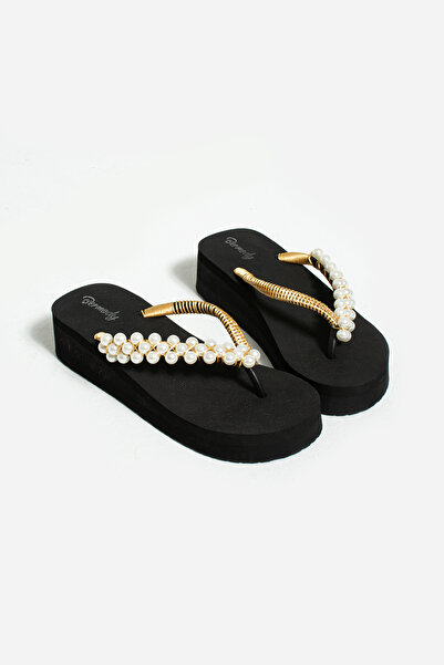 Khayt Sabrina Platform Stone Flip Flops Women's Slippers