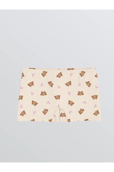 LC Waikiki Lcw Bear Teddy Printed Girl's Boxer 3-Piece (W5)