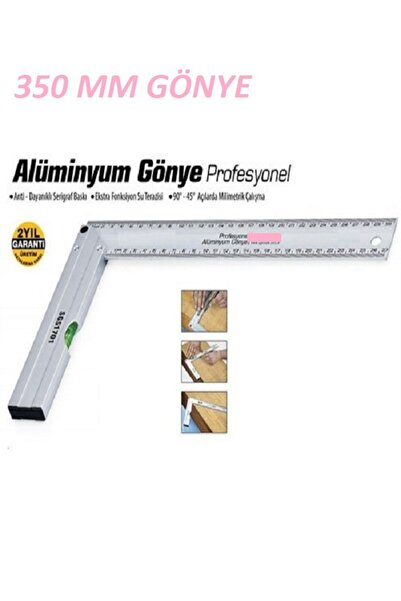 SGS PROFESYONEL SU TERAZİLİ ALÜMİNYUM GÖNYE 350 MM KOD :SGS 1702