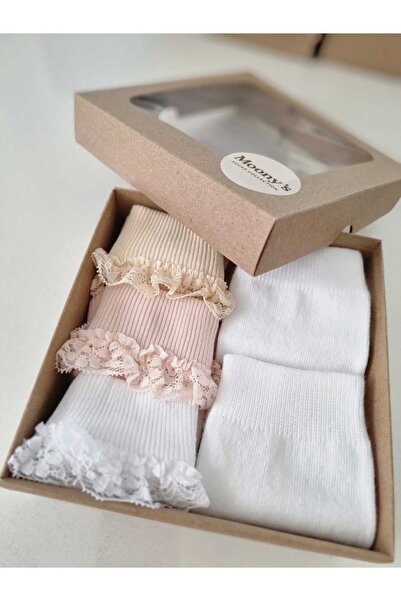 Moonys Socks Collection Специална серия за момичета Комплект чорапи с дантеле...
