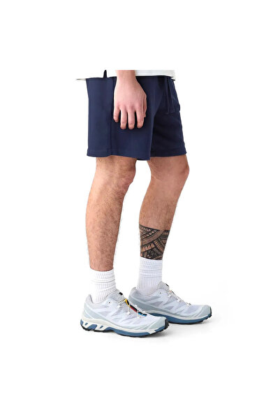 GAP Erkek Lacivert 8'' Logo Fransız Havlu Kumaş Şort