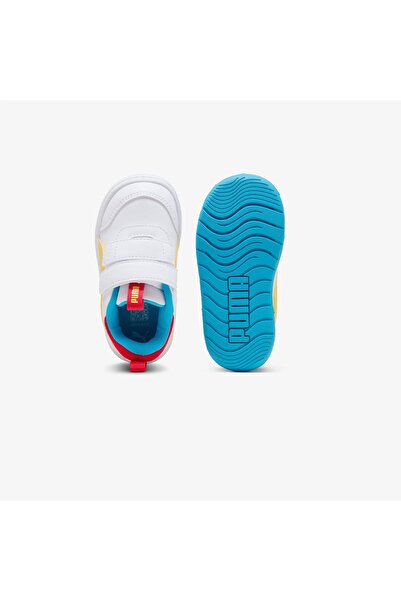 Puma Pantofi sport Multiflex 2 Color V Inf cu velcro pentru copii Alb Galben