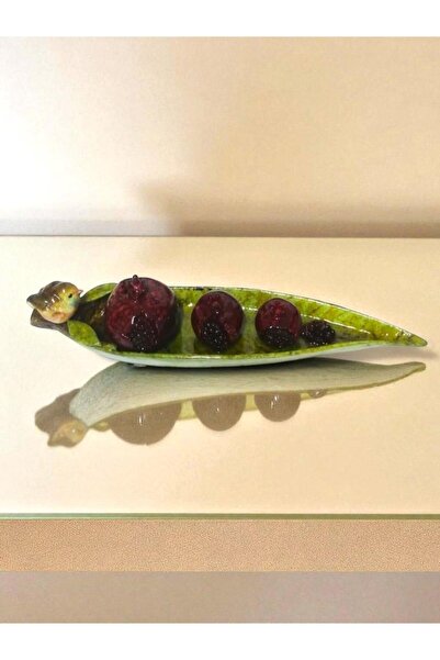 SUME El Yapımı Nar Figürlü Dekoratif Obje Nar Tabağı ve Biblo Bereket ve Şıkl...