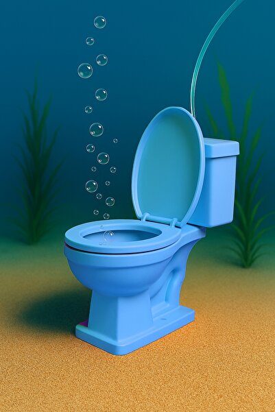 MDİZMİR Akvaryum Hava Taşı ࣪ ִֶָ☾. Tuvalet ࣪ ִֶָ☾. Mini Akvaryum ve Büyük Akv...