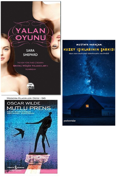 TÜRKİYE İŞ BANKASI KÜLTÜR YAYINLARI Yalan Oyunu Sara Shepard + Mutlu Prens + ...