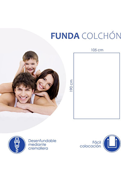 OEM Husă de saltea cu închidere cu fermoar, durabilă, moale și plăcută 100% poliester, (Pat 105) Floral