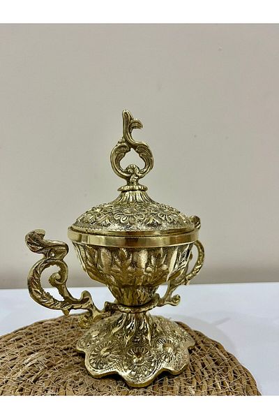 hediye Brass Casting Sugar Bowl Presentation Home Decoration Kitchen Decoration Delights Bowl Engagement