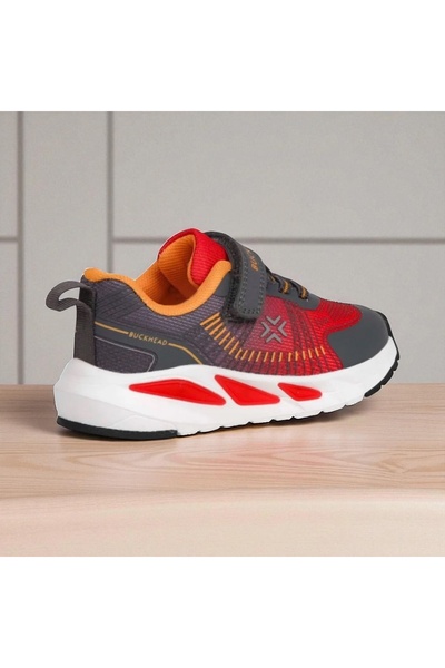 BUCKHEAD Children's Lighted Flex Foam Sole Sports Shoes, Velcro Light Sneaker, Non-Slip Sole