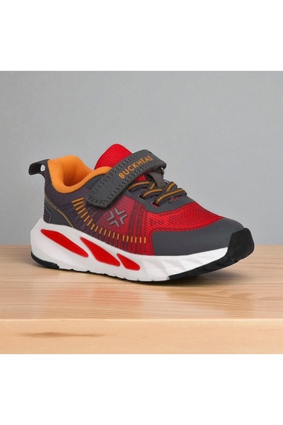 BUCKHEAD Children's Lighted Flex Foam Sole Sports Shoes, Velcro Light Sneaker, Non-Slip Sole