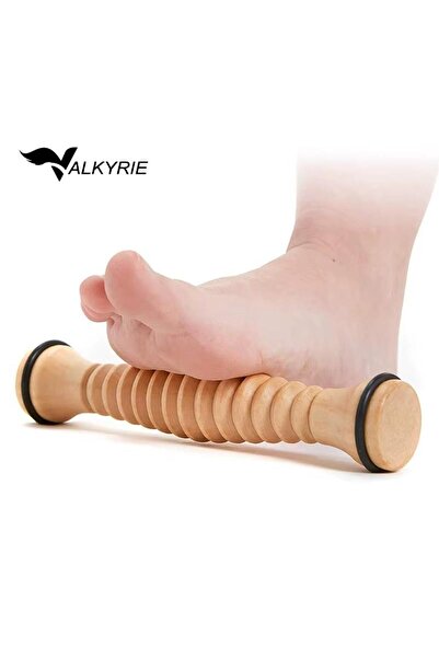 valkyrie Ahşap Ayak Masaj Rolü Derin Doku, Plantar Fasciitis Rahatlaması & Re...