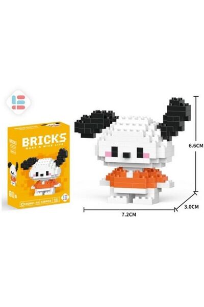 renkli outlet Bricks Hello Kitty Pochacco Sanrio Yap boz 3D Puzzle Mini Yapı Oyuncak