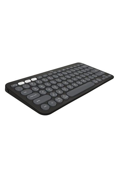 logitech Pebble Keys 2 K380s, Multi-Device Bluetooth Wireless Keyboard, Slim and Portable - Graphite