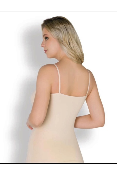 Kolcu Women's Lycra Cotton Rope Strap Skin Undershirt - 2501