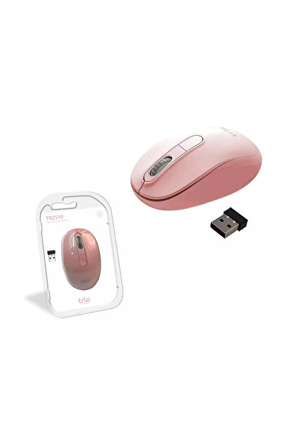 Trio TR2510 Kablosuz Mouse 1000 DPI, Sessiz, Ergonomik, 2.4GHz Wireless USB Nano Alıcılı