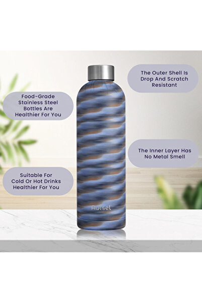 OEM Stainless steel drinking bottle, 750 ml, with metal insulation, BPA free