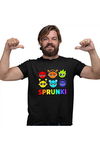 OEM Tricou Barbati Sprunki Music Game Mod