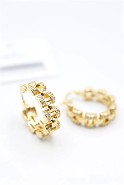 No8 Home RL Hoop Earrings - Gold