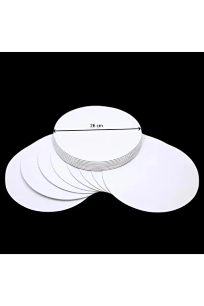Pastaland Pie Tissue / Pastry Base White Round 26 cm 10 Pieces