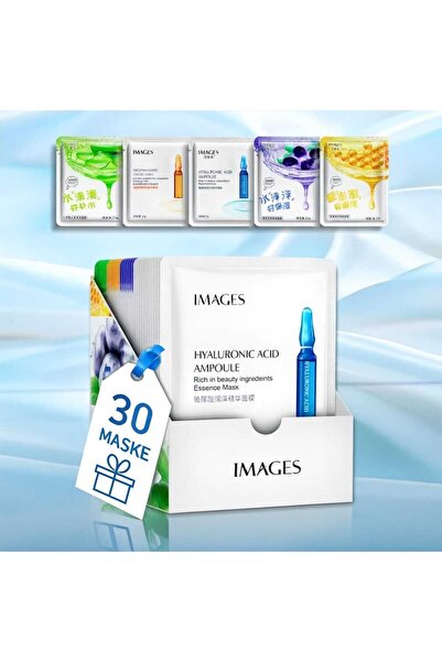 KAMİKAM IMAGES Yaşlanma Karşıtı Cilt Bakım Maskesi Anti-Aging 30 adet
