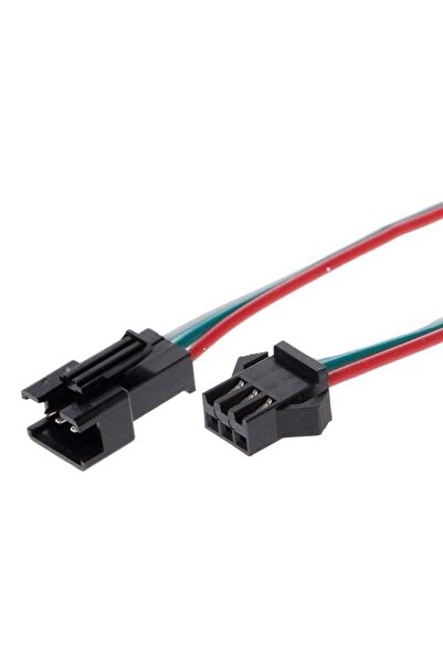 Zibox Jst Sm 3 Pin Kablolu Soket Konnektor Takım (IC-261J-3)