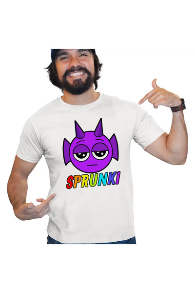 OEM Tricou Barbati Sprunki Durple Music