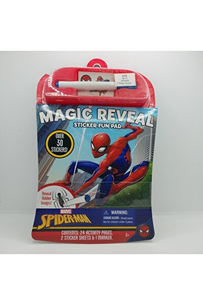 Marvel Spider Man Magic Reveal Sticker Fun Pad Activity Book with Stickers & Marker