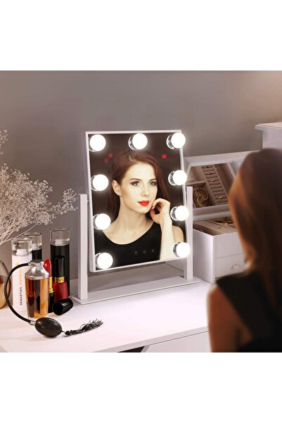 PADOM Lighted Vanity Mirror - Hollywood Style Makeup Vanity Mirror with Light...