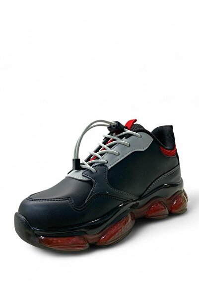 pepino 2054 Orthopedic Unisex Kids Black/Red Comfortable Sneaker