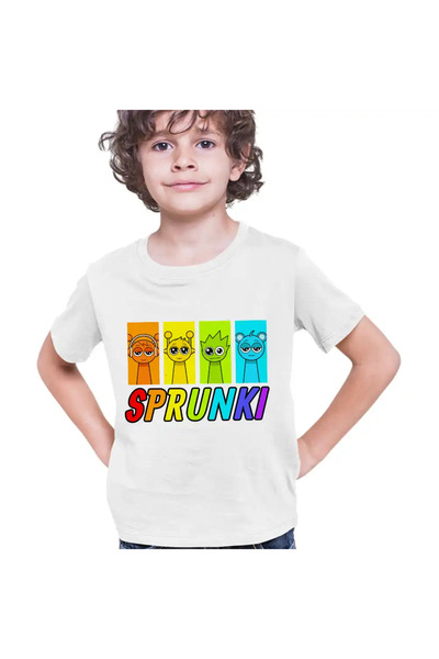 OEM Tricou Copii Baieti Sprunki Music Notes