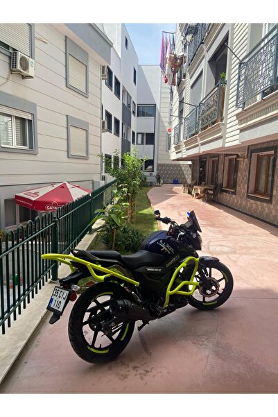 TVS RAİDER 125 CC KİŞİYE ÖZEL NEON SARI ÖN ARKA SET KORUMA DEMİRİ
