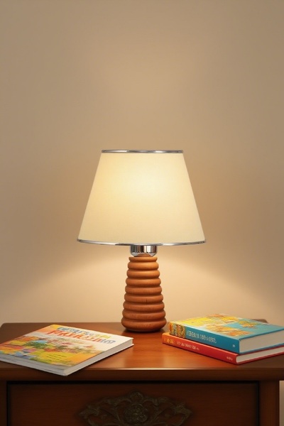 571 Store Wooden Table Lampshade Fabric Headboard Decorative Table Lamp Night Light