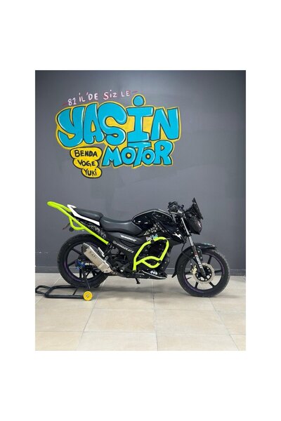 TVS RAİDER 125 CC KİŞİYE ÖZEL ARKA STUNT DEMİRİ NEON SARI