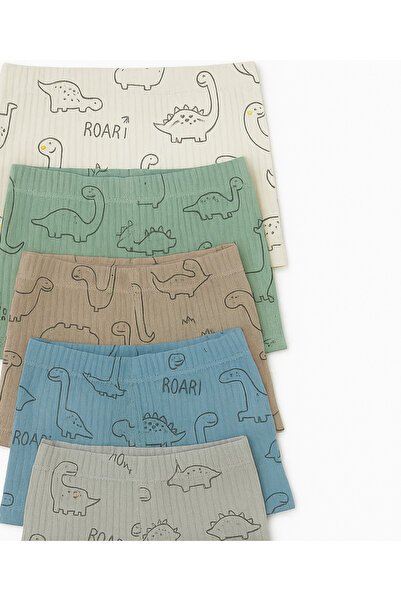 mini kanka 6 Adet 2-11 Yaş Arası Erkek Çocuklar İçin Cilt Dostu %100 Pamuk Desenli Rahat Boxer 6’lı Set