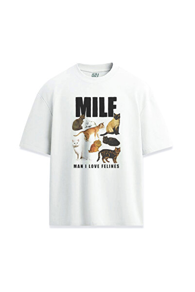 Darkia Îndrăgostit de felinii pisică Design special cu imprimeu Tricou unisex