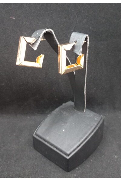 SEVAS GOLD Women's Gold Color Square Earrings