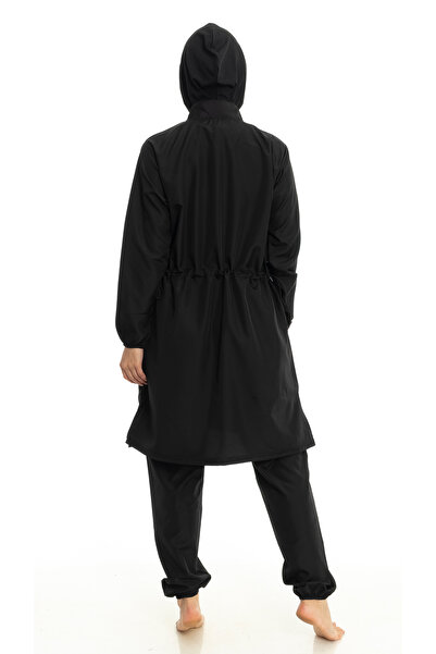 Differend Tam Kapalı Su İticili Hızlı Kuruyan Paraşüt Tesettür Mayo