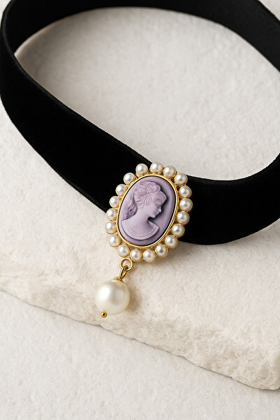 LIVOSH فيكتوريا بيرل قلادة ليلك